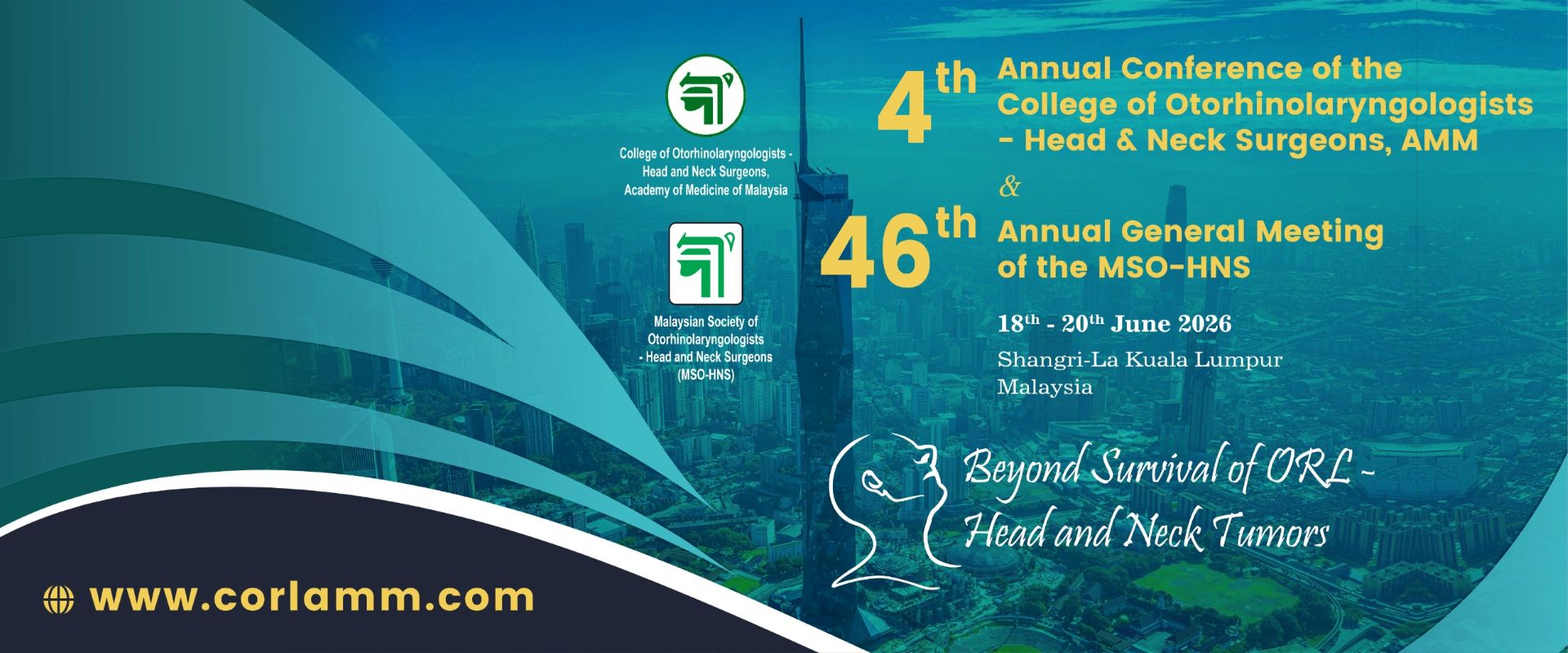4th Annual Conference & 46th AGM MSO-HNS 2026 Banner